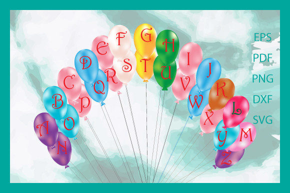 3D Alphabet Balloon Decoration Bundle