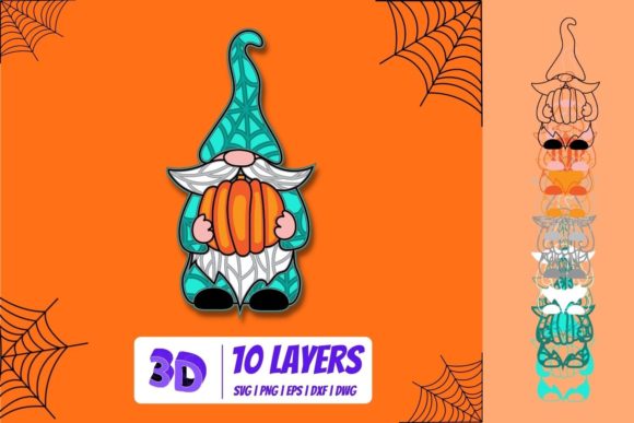 3D Gnome 2 SVG: A Versatile Digital Asset for Crafting and Design