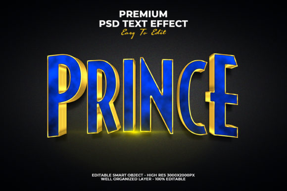 3d Prince Text Style Effect