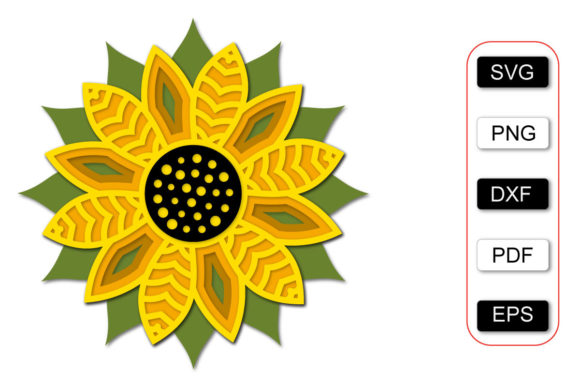 3D Sunflower