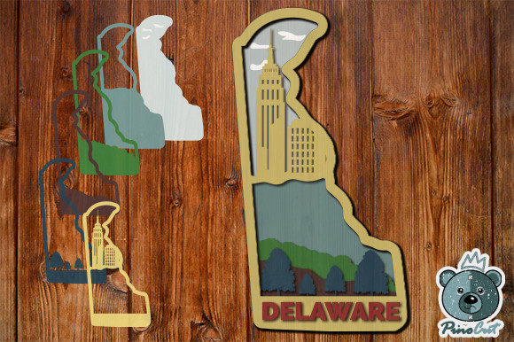 Delaware, 3D Layered Tropical: A Comprehensive Guide to Your CNC and Laser Cutting Project