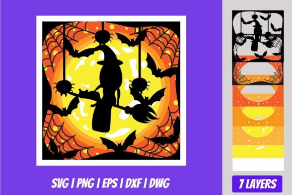 Halloween Shadowbox 2: A 3D Layered SVG Guide