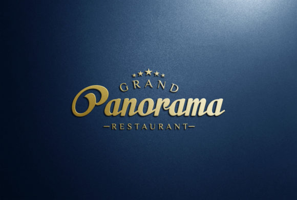 Logo Mockup - 3D Golden Logo Signage