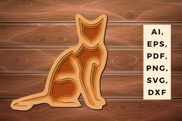 Unveiling the Artistry of Multi Layer Laser Paper Cut Cat 3d Svg Designs